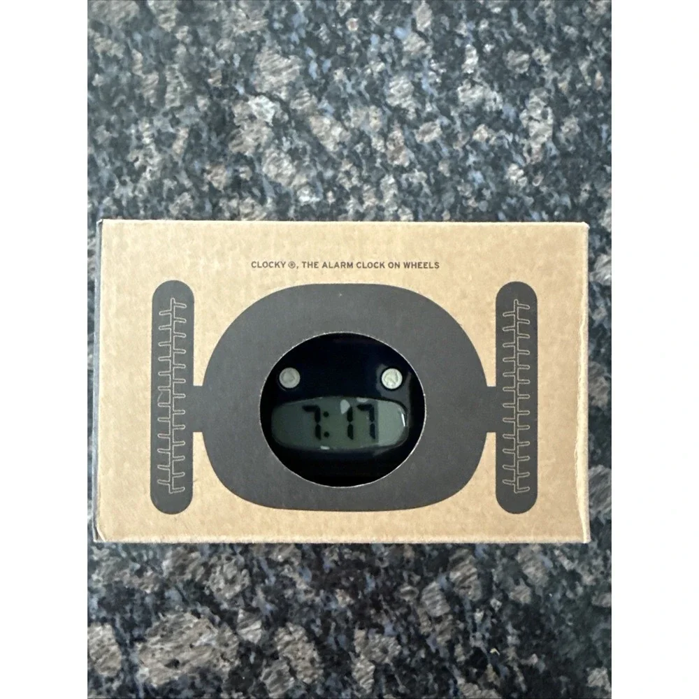 Clocky Alarm Clock on Wheels Run Away Alarm Clock NEW